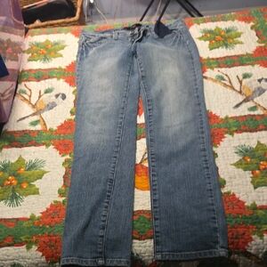 Refuge Light Blue Straight Leg Jeans